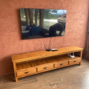 Rack em Peroba Lisa | Medida: 2.00cm